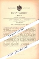 Original Patent - A. Schmiedel In Fabrik Hirschstein , Post Erla / Schwarzenberg ,1892, Rindenschälmaschine , Papier !!! - Schwarzenberg (Erzgeb.)