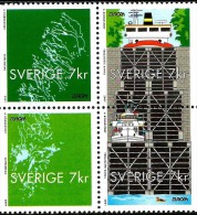 Sweden - 2001 - Europa CEPT - Water - Mint Booklet Stamp Pane - Neufs