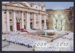 2010 VATICANO "ANNO SACERDOTALE" 2 EURO COMMEMORATIVO FDC (BUSTA FILATELICO-NUMISMATICA) - Vatikan