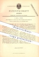 Original Patent - L. Nax In Posen , 1882 , Zerlegbarer Eiserner Dreschmaschinenkorb , Landwirtschaft !!! - Posen