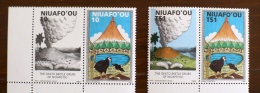 NIUAFO'OU Oiseaux, VOLCANS, VOLCAN, Geologie,, Eruptions This Century, Yvert  N°198/201 MNH  ** Neuf Sans Charniere - Altri & Non Classificati