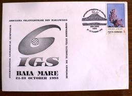 ROUMANIE Volcans, Volcan, GEOLOGIE, Cachet Illustré BAIA MARE 21-23 Octoble 1993 - Volcanes