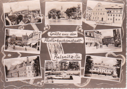 AK Pfefferkuchenstadt Pulsnitz / Sa. - Mehrbildkarte - 1962 (14905) - Pulsnitz