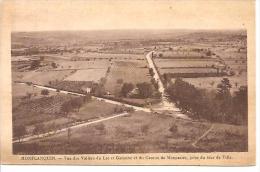 MONFLANQUIN. VUE DES VALLEES DU LOT ET GARONNE ET DU CANTON DE MONPAZIER . PRISE DU TOUR DE VILLE.. - Monflanquin