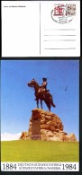 BERLIN PP103 C1/001 Privat-Postkarte REITERDENKMAL NAMIBIA Sost. Hamburg 1984  NGK 6,00 € - Private Postcards - Used