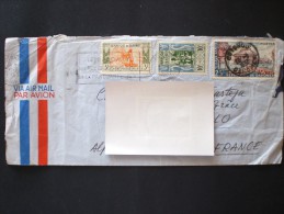 DAHOMEY TO FRANCE AIRMAIL 1953 - Lettres & Documents