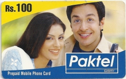 Pakistan - Paktel Recharge - Woman And Man GSM Refill, Exp. 14-10-2007, Used - Pakistán