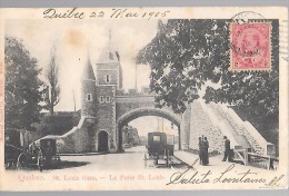 QUEBEC - St-Louis Gate - La Porte Saint-Louis - Animé - Québec – Les Portes