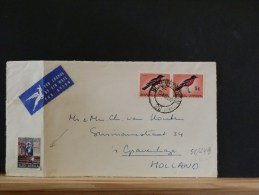 51/249     DEVANT DE  LETTRE   1962  +  VIGNETTE - Cartas & Documentos