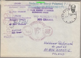 Poland 1988 Spitsbergen Expedition Cover (21782) - Arctic Expeditions