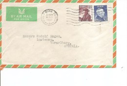 Irlande ( Lettre Par Avion De 1957 Vers L'Autriche à Voir) - Lettres & Documents
