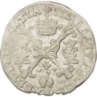 Monnaie, Pays-Bas Espagnols, Flandre, 1/4 Patagon, Bruges, TB+, Argent, KM:15 - Sonstige & Ohne Zuordnung