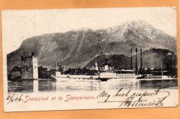 Stansstadt Et Le Stanserhorn 1906 Postcard - Stans