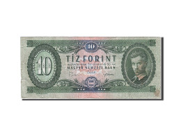 Billet, Hongrie, 10 Forint, 1969, 1969-06-30, B - Hungary