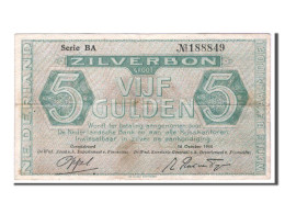 Billet, Pays-Bas, 5 Gulden, 1944, TTB - 5 Gulden