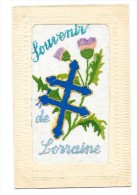 FANTAISIE Brodée Souvenir De Lorraine Croix De Lorraine - Bestickt