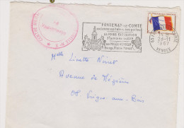 Lettre En Franchise Militaire De 1967 - Timbres De Franchise Militaire