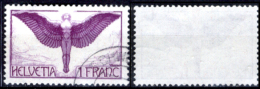 Svizzera-257 - 1924 - Unificato: N. A12a (o) - Privo Di Difetti Occulti. - Gebraucht