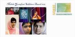 Spain 2013 - Malala Yousafzai,Sakhárov Award 2013 Special Prepaid Cover - EU-Organe