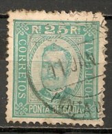Timbres - Portugal - Iles Adjacentes - Ponta Delgada - 1892 - 25 R. - - Ponta Delgada