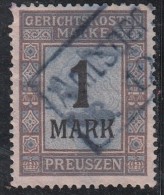 Prusse   Gerisscht Kosten 1 Mark - Altri & Non Classificati