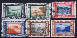 Italia: 1933 Sa Nr  45 - 50   Mi Nr 439 - 444  Used - Posta Aerea