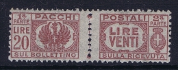 Italia: Pacchi Postali 1946 Mi Nr 65  Sa Nr 65 MNH/** - Paketmarken