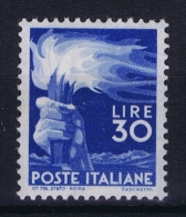 Italia: Sa 563 , Mi 702A, MNH/**  1945 - 1946-60: Nieuw/plakker