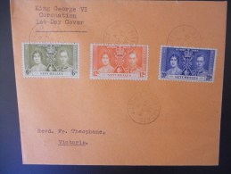 Seychelles Lettre De Victoria 1937 Pour Victoria - Seychelles (...-1976)