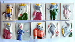 10 FEVES  Artisanale Ancienne FEVE PRIME Série BABAR 1991 - BD