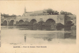72 - Montfort-le-Gesnois - (Pont-de-Gennes) (Sarthe) - Pont Romain - Montfort Le Gesnois