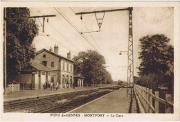 72 - Montfort-le-Gesnois - (Pont-de-Gennes) (Sarthe) - La Gare - Montfort Le Gesnois