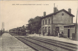 72 - Montfort-le-Gesnois - Pont-de-Gennes (Sarthe) - La Gare - Montfort Le Gesnois