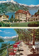 19301- SEELISBERG- BELLEVUE HOTEL, LAKE, MOUNTAINS, TERRACE - Seelisberg