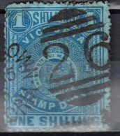 Victoria - Australia 1879/84 - Postal Fiscal Stamp - Mi 17 - Used - Usados