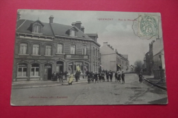 Cp Jeumont Rue De  Marpent Couleur - Jeumont