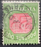 Victoria - Australia 1895 Postage Due - Mi 13 - Wmk Inverted - Used - Usati