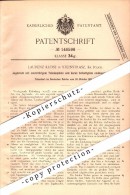 Original Patent - Laurenz Klose In Lich-Steinstraß B. Jülich , 1901 , Jagstuhl Mit Teleskop , Jagd !!! - Juelich