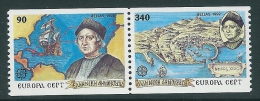 Greece 1992 Europa Cept 2 Side Perforated (From Booklet) MNH Y0378 - Unused Stamps