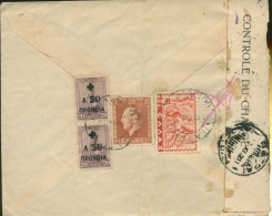 Griechenland 1938 Devisenkontrolle Auf Brief Nach Deutschland (X5825) - Storia Postale