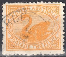 Western Australia 1905/1912 - Swan - Mi 63A - Perf 12½  - Used - Used Stamps