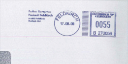 österreich Austria 6800 Feldkirch Kultur Kongress Freizeit Postfach - Cartas & Documentos