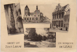 1936  Zout Leeuw " Groet Uit " ( Bonjour De Léau ) - Zoutleeuw