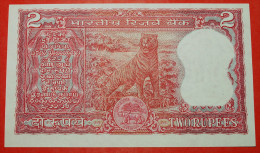 * LION LETTER A: INDIA ★ 2 RUPEES (1977-1981)! CRISP UNC! LOW START★NO RESERVE! - Inde