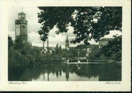 Altenburg Thüringen Kleiner Teich Turm Kirche Gesamtansicht Sw 29.12.1942 - Altenburg