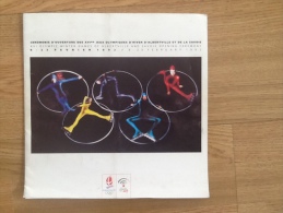 Programme Ouvertures Des Jeux Olympiques Alberville 1992 - Otros & Sin Clasificación