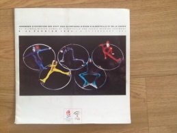 Programme Ouvertures Des Jeux Olympiques Alberville 1992 - Andere & Zonder Classificatie