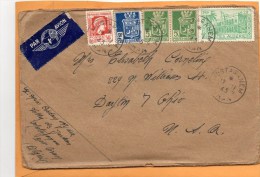 Algeria 1945 Cover Mailed To USA - Lettres & Documents