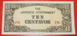 * JAPAN OCCUPATION: PHILIPPINES ★ 10 CENTAVOS (1942) CRISP! LOW START★NO RESERVE! - Philippinen