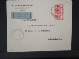 FRANCE-GRAND LIBAN- Enveloppe De Beyrouth Pour  Paris En 1945  Affranchissement Plaisant   A Voir    Lot P4983 - Storia Postale